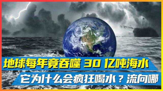 地球每年30亿吨海水不翼而飞!为何它会疯狂喝水?这些水流去哪?