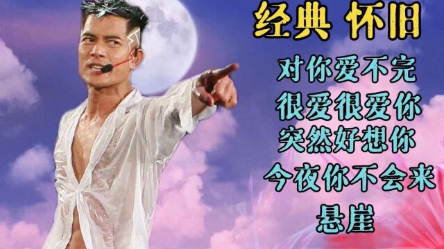 【经典歌曲1000首】经典华语《对你爱不完》很爱很爱你《突然好想你》今夜你不会来、悬崖