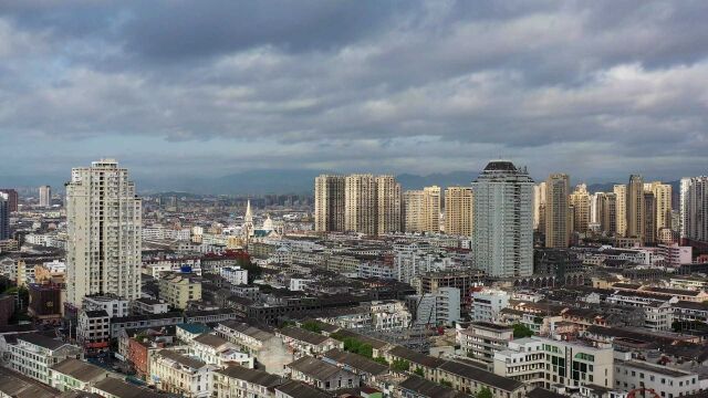 航拍浙江龙港市,经济实力超强由镇升级为市