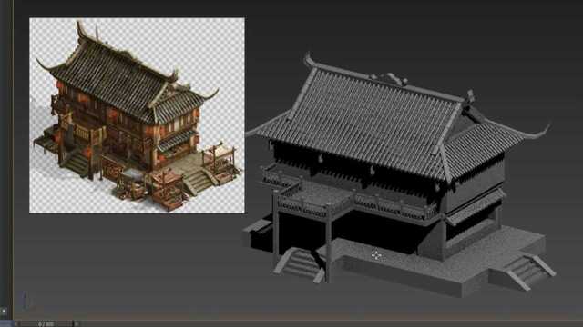 【3dmax场景建模】古风场景建模教程.3d建模基础教程