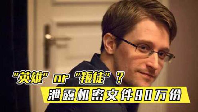 “英雄”or“叛徒”?他放弃百万年薪,泄露本国机密文件90万份