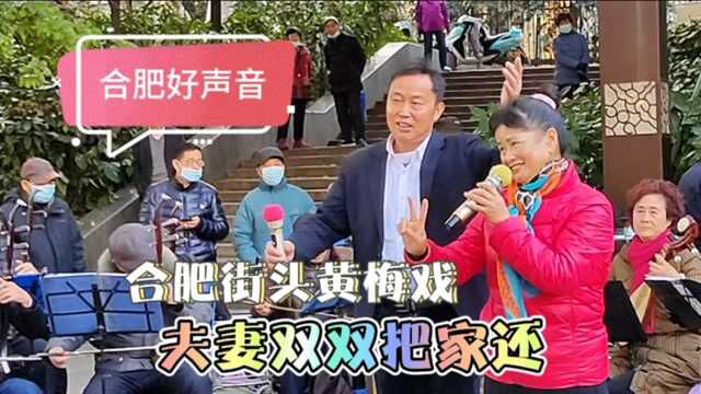 合肥好声音,街头一曲《夫妻双双把家还》,安徽人最爱的黄梅戏!