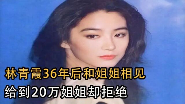 林青霞失散多年的姐姐林莉,36年后重新团聚,姐姐已嫁作村里人妇