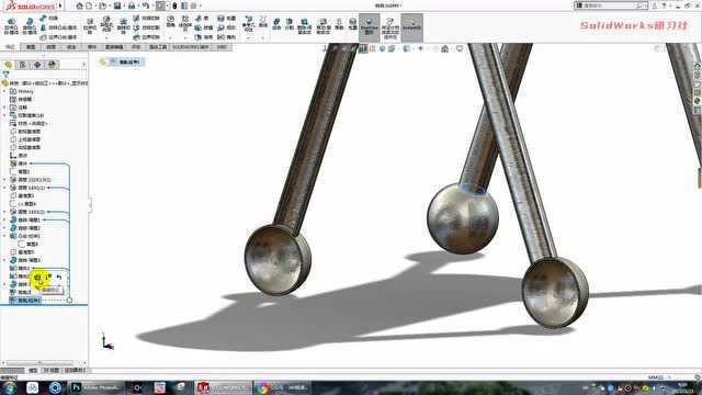 用SolidWorks焊件画一只铁皮狗