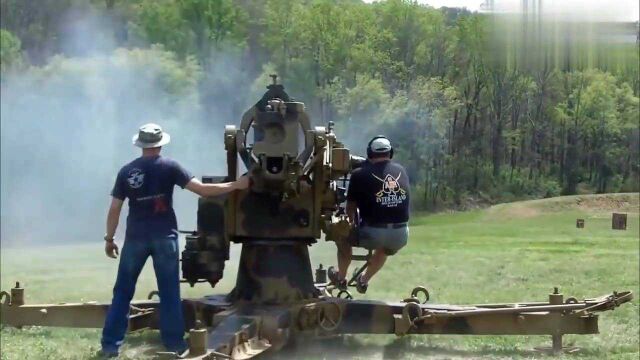 外国靶场土豪专属,德国88mmFLAK37防空炮,果然是压轴装备!