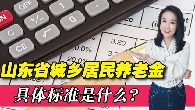 2022年,山东城乡居民养老金标准是什么?60岁以上老人能领多少钱