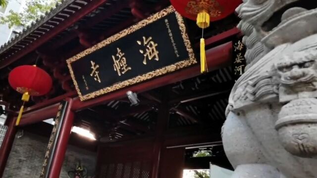 “未有海幢寺,先有鹰爪兰”,广州“四大丛林”之冠海幢寺