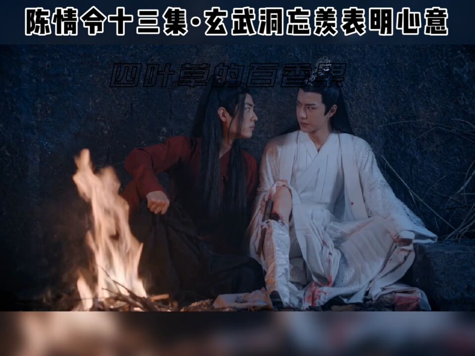 陈情令十三集61玄武洞忘羡表明心意,蓝忘机第一次哭