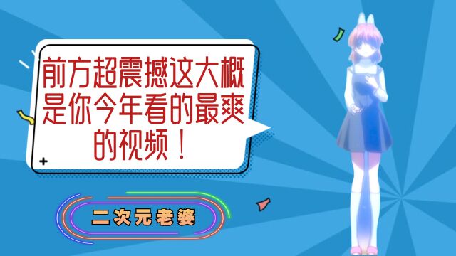 前方超震撼,这大概是你今年看的最爽的视频!