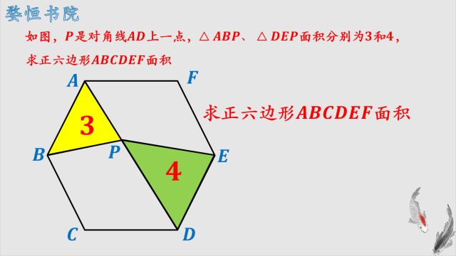 如何求正六边形面积,看完这个视频,以后你就能口算