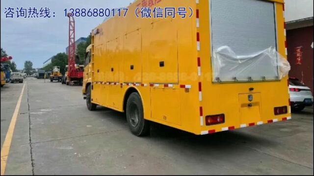 应急防汛抽水车效果展示