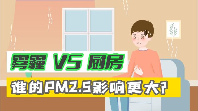 你以为雾霾是PM2.5的主要来源?室内的吸入量或许比室外更高