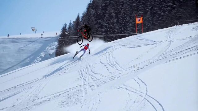 尾崎八项之力之涌现,雪地速降远比山地更惊险刺激