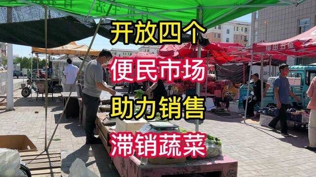 拓宽本地菜销售渠道4家便民市场有序开放,本地滞销蔬菜有了新“出路”