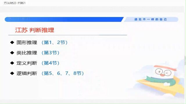2023年江苏省考系统班 方法精讲判断