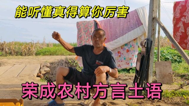 山东荣成农村土话,最有特色的胶东方言,这段对话你能听懂吗