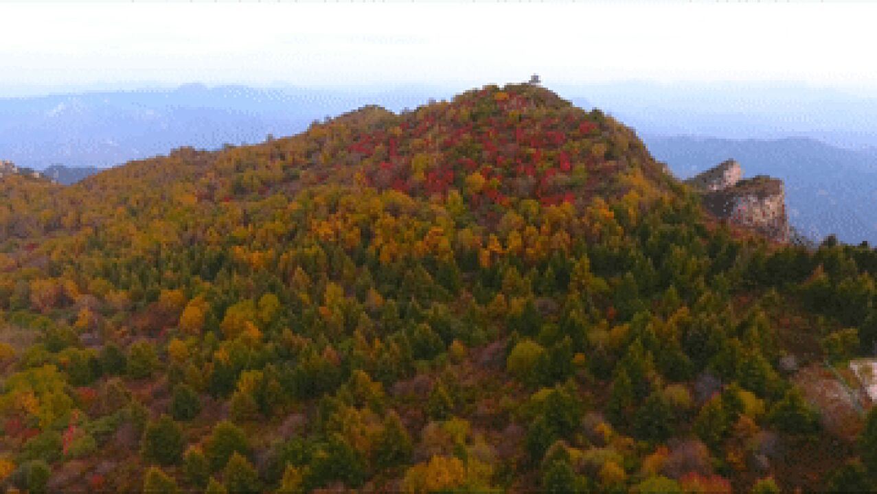 瞰中国|河北涞源:白石山秋色美如画