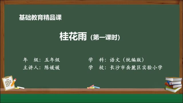 陈老师桂花雨(直录屏幕)优点互动性强