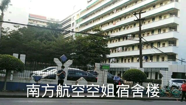 广州南方航空空姐宿舍楼,是住员工宿舍还是酒店好?不用去机场也能看到空姐呢