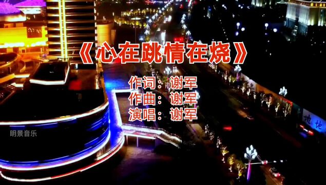 分享一首完整版伤感歌曲,来自谢军演唱的《心在跳情在烧》