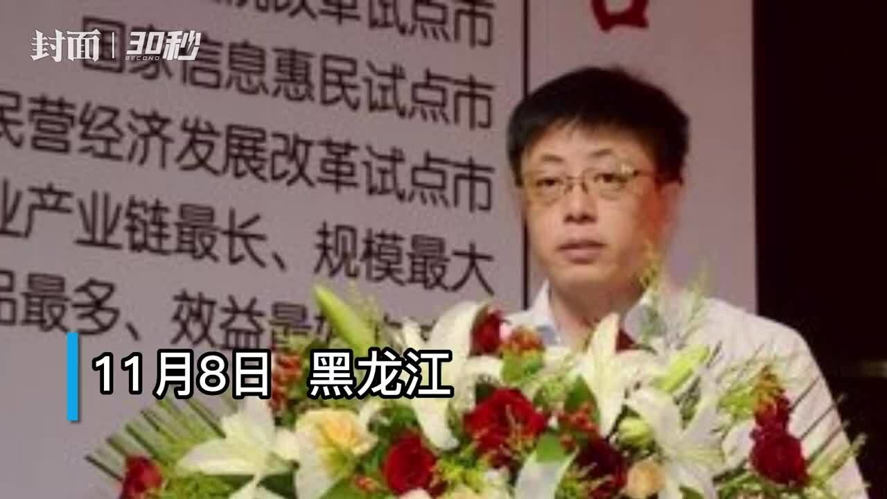 30秒|搞权色交易 黑龙江省七台河市原副市级干部王义光被双开