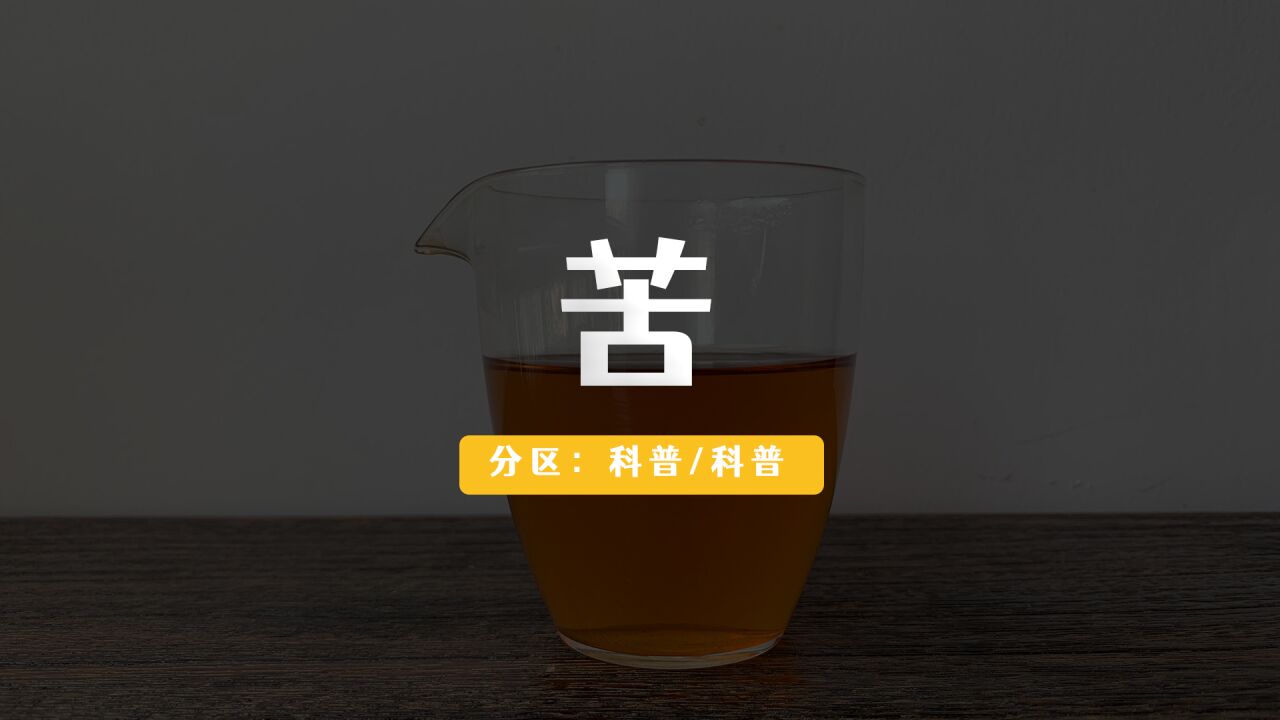 01. 对【苦】的误解,你还在靠苦感提神吗?——茶的「二十四味」