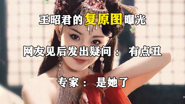 王昭君的复原图曝光,网友见后发出疑问:有点丑,专家:是她了