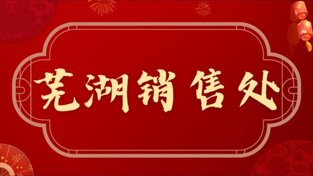 芜湖销售处新年祝福视频