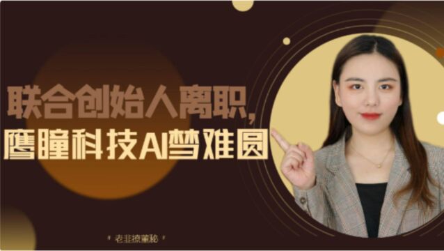 联合创始人离职,鹰瞳科技AI梦难圆