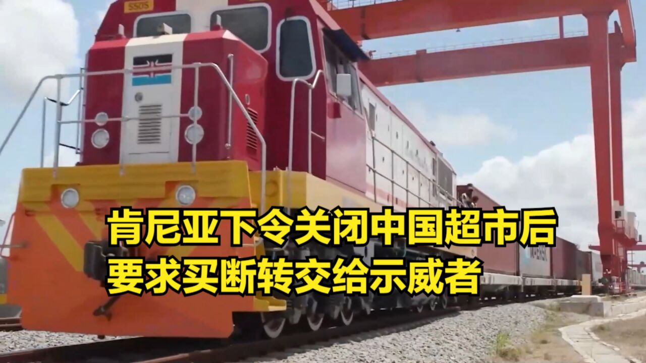 肯尼亚政府“拉偏架”,下令关闭中国超市后,要求买断转交示威者