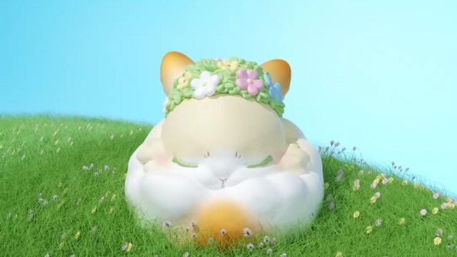 RABY Cotton Ball Spring Flower 1080p