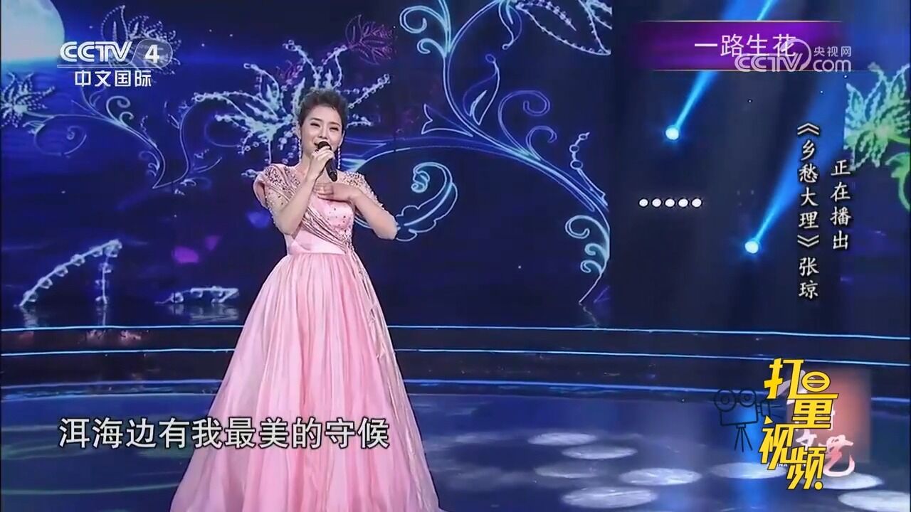 张琼演唱《乡愁大理》,歌声美妙动听,人美歌更美,句句触动人心