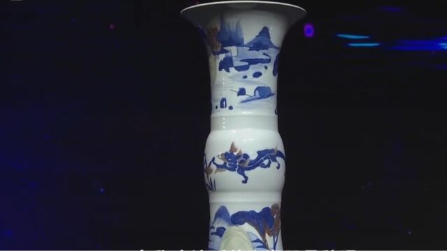 清康熙釉里三色山水纹花觚,是真品还是仿制,专家讲述真品特点