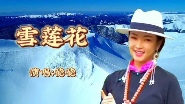 请欣赏德德演唱的《雪莲花》