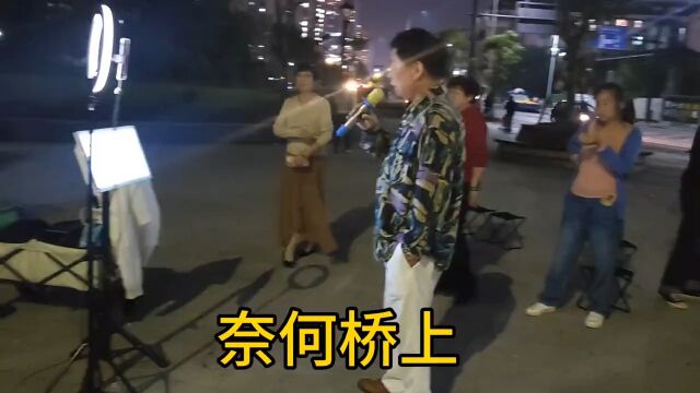 奈何桥上,深情演唱