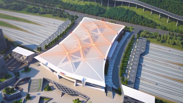 直击2023重点项目 西安东站站房工程正式开工建设