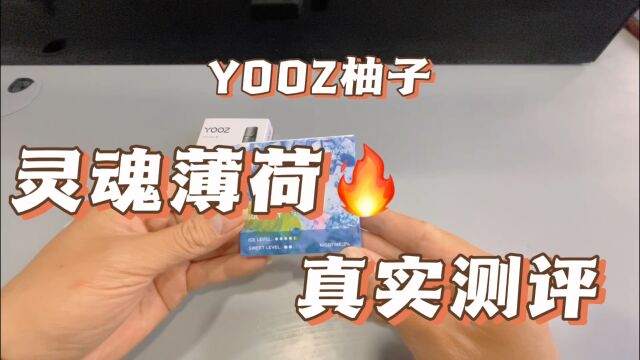 清新冰凉的感受——YOOZ柚子“灵魂薄荷”外贸版口味测评 RELX悦刻