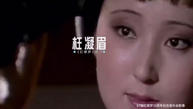 《红楼梦》陈力《枉凝眉》87版红楼梦35周年纪念音乐会影像