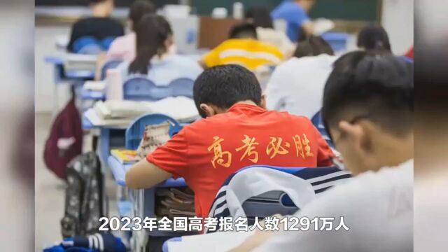 高考报名人数1291万创历史新高