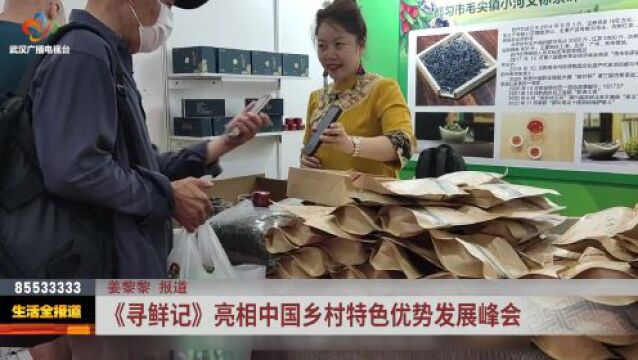 《寻鲜记》携数十款产品亮相中国乡村特色优势发展峰会