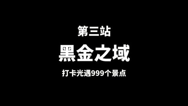 第3站【黑金之域】挑战打卡光遇999个景点,不打卡完不退游!