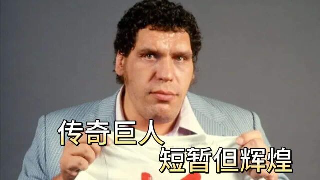 WWE:传奇一生巨人安德烈,第一个入选名