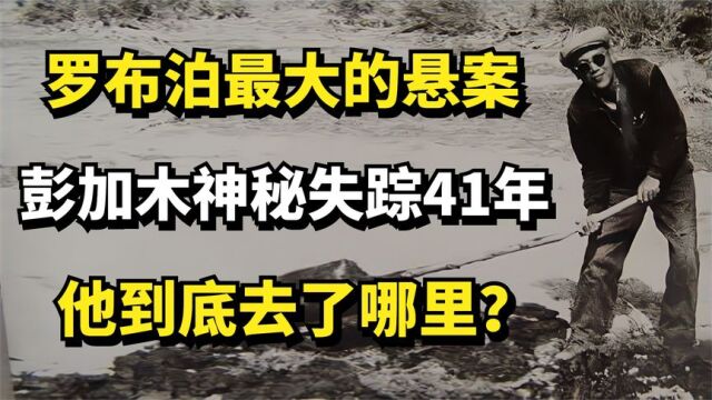 罗布泊最大的悬案,彭加木神秘失踪41年,他到底去了哪里?