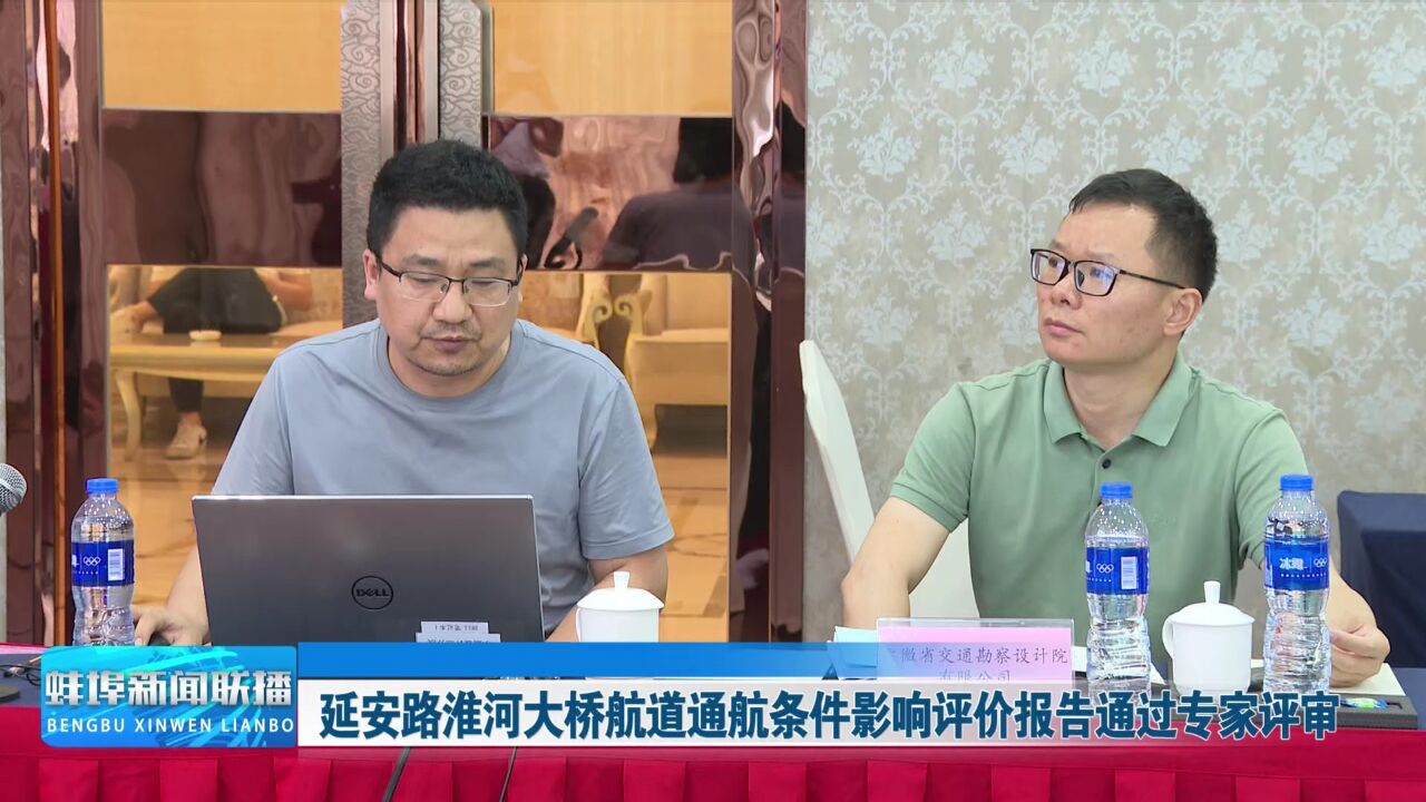 延安路淮河大桥航道通航条件影响评价报告通过专家评审