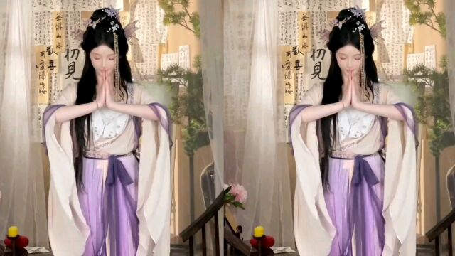 国风女神小漾,一个清纯唯美的弱女子