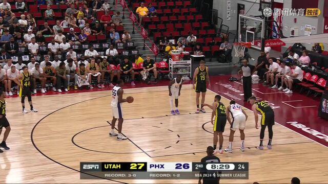 2023 NBA夏季联赛 爵士vs太阳全场回放