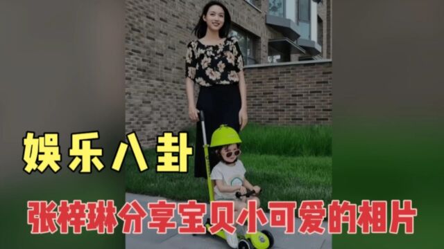 娱乐八卦,知名女星张梓琳分享小可爱相片,她依然是那么漂亮