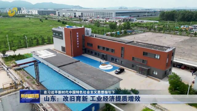 在习近平新时代中国特色社会主义思想指引下 | 山东:改旧育新 工业经济提质增效