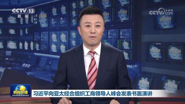 [视频]习近平向亚太经合组织工商领导人峰会发表书面演讲