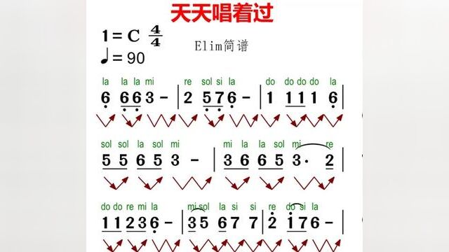 #教学简谱 #简谱 #零基础学简谱 #简谱识谱教学 #简谱视唱